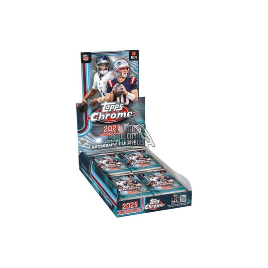 2025 Topps Chrome Football Hobby Box