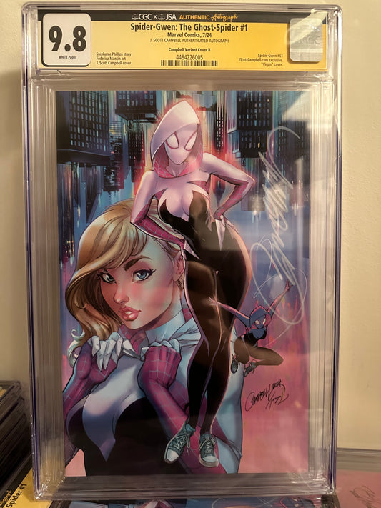 Spider-Gwen: The Ghost-Spider #1 - CGC SS 9.8 - Signed by J Scott Campbell