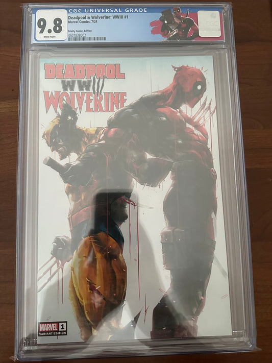 Deadpool & Wolverine WWIII #1 - CGC 9.8 - Trinity Comics Ivan Tao Variant