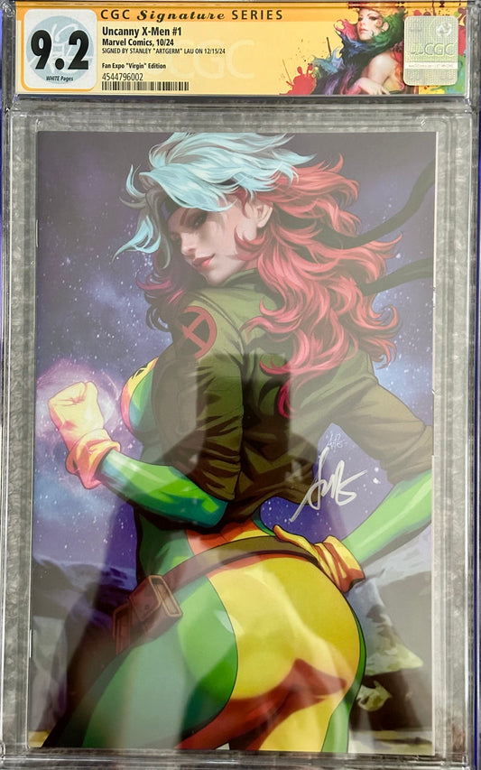 Uncanny X-Men #1 - FanExpo Virgin Edition - Signed by Stanley Artgerm Lau - CGC SS 9.2