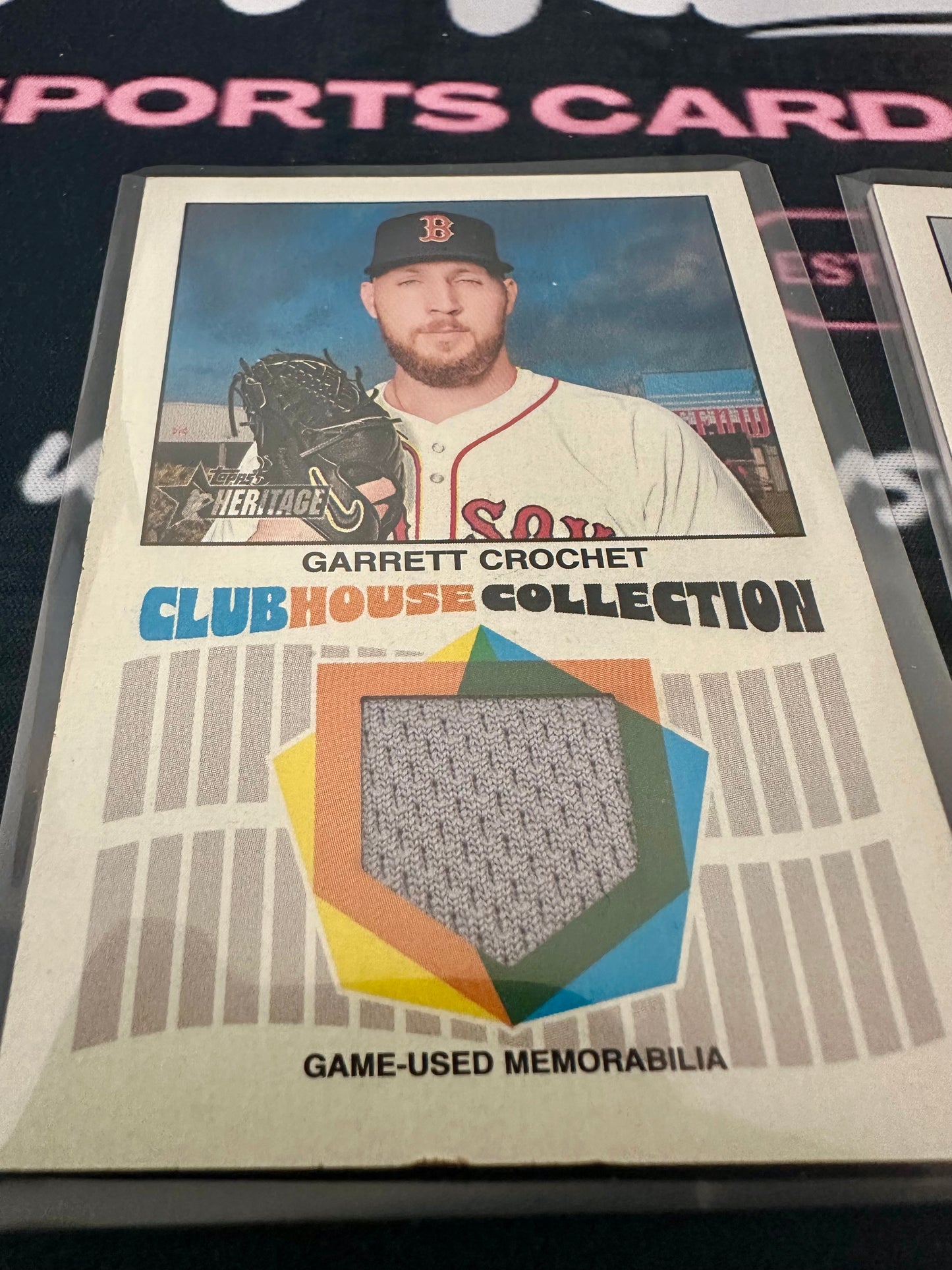 2026 Topps Heritage Baseball - Garret Crochet (see pics) and Yordan Alvarez - Game-Used Memorabilia Relic Set