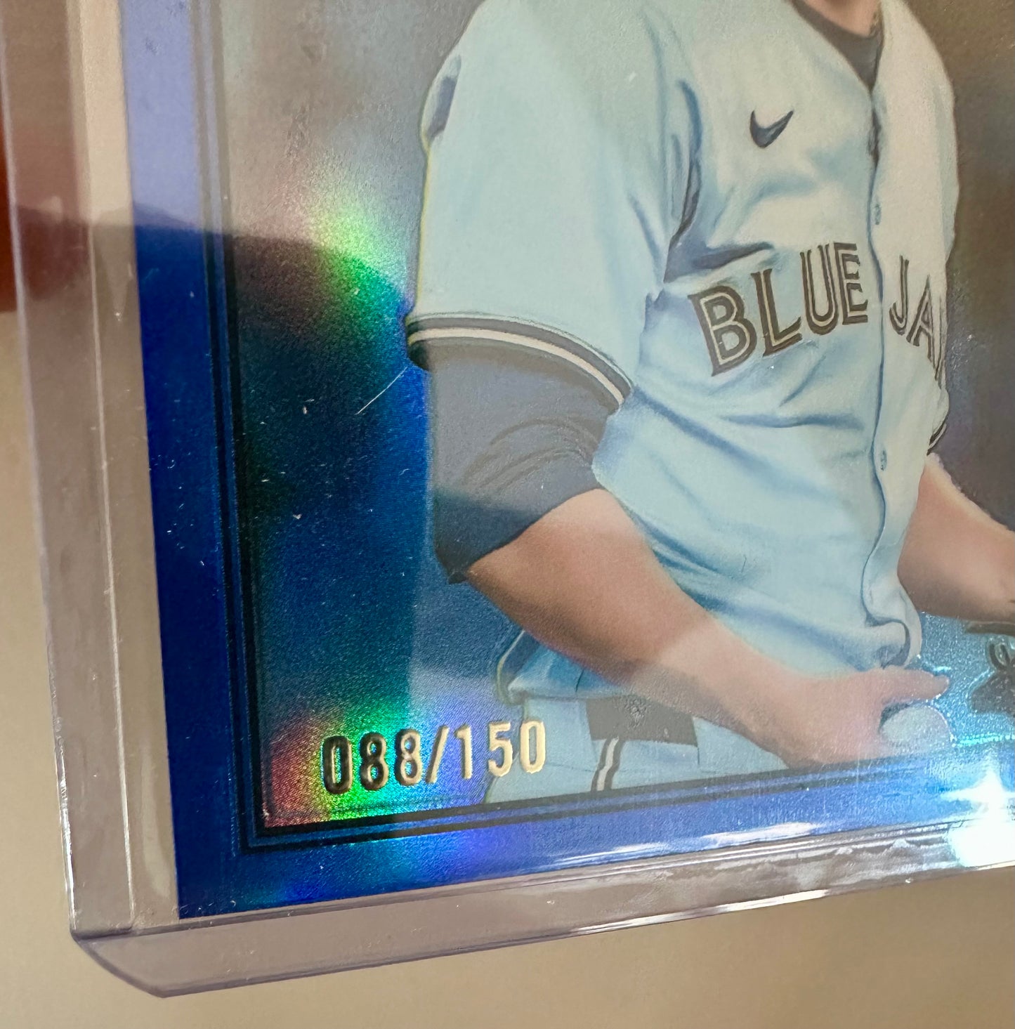 2026 Topps Heritage Baseball - Shane Bieber #210 Toronto Blue Jays - Blue Chrome /150