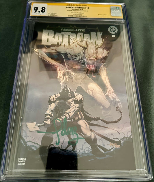 Absolute Batman #18 Megacon Foil Edition - Signed by Javier Fernandez - CGC SS 9.8