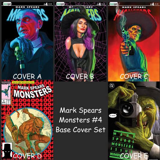 Mark Spears Monsters #4 - Base Cover Set