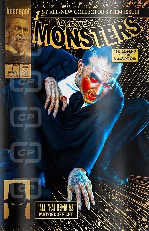 Mark Spears Monsters #1 - 4th Print 2025 C2E2 Exclusive - Gold Web Foil