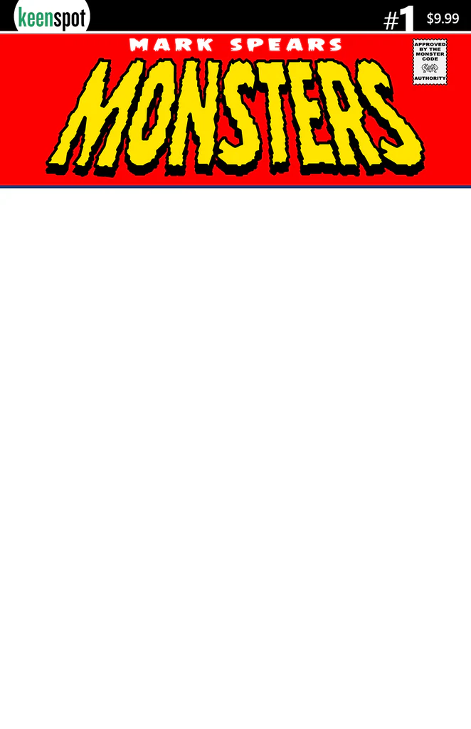Mark Spears Monsters #1 - Cover G (Sketch Cover) - 1st Print