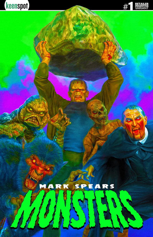 Mark Spears Monsters #1 - Cover J (1:75 METAL Retailer Incentive) - 1st Print