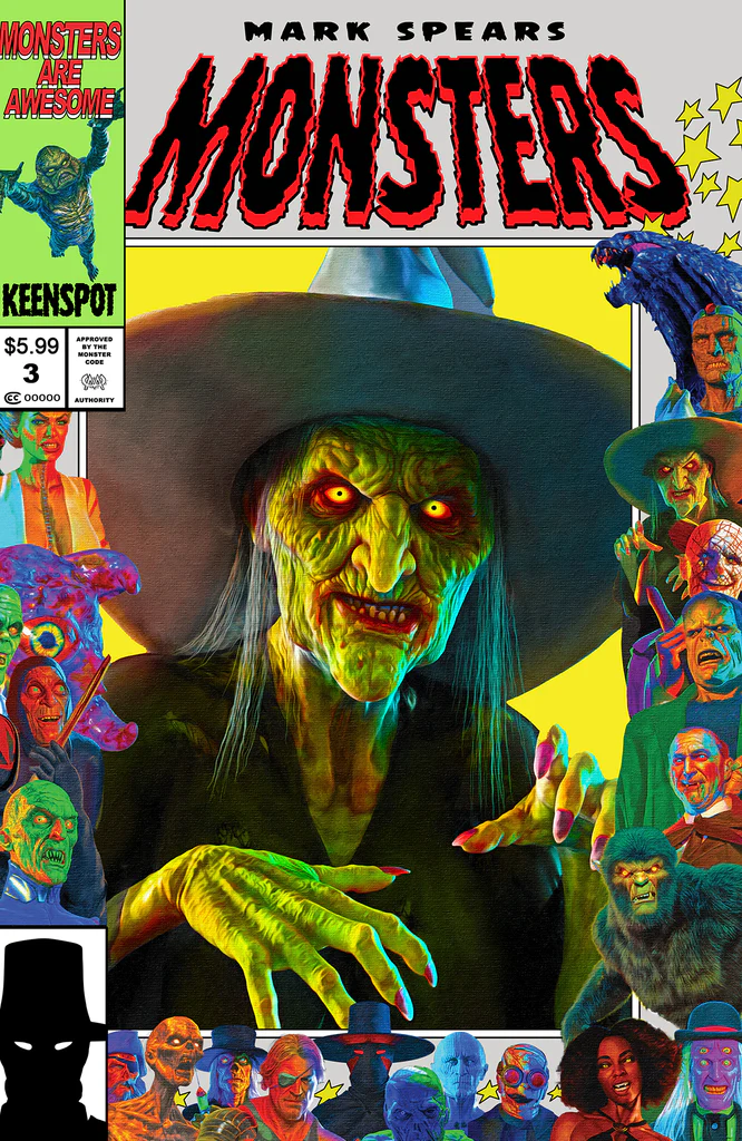 Mark Spears Monsters #3 - Cover E (25th ANNIVERSARY HOMAGE: WITCH) - 1st Printing