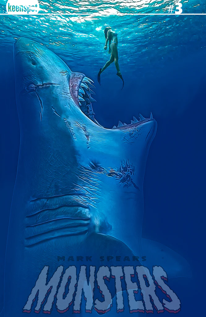 Mark Spears Monsters #3 - Cover G (JAWS METAL COVER) - 1st Printing