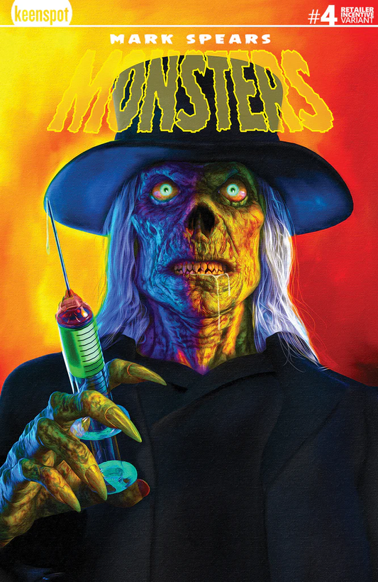 Mark Spears Monsters #4 - Cover H (DOCTOR CREEPY 1:25 RETAILER INCENTIVE) - 1st Printing