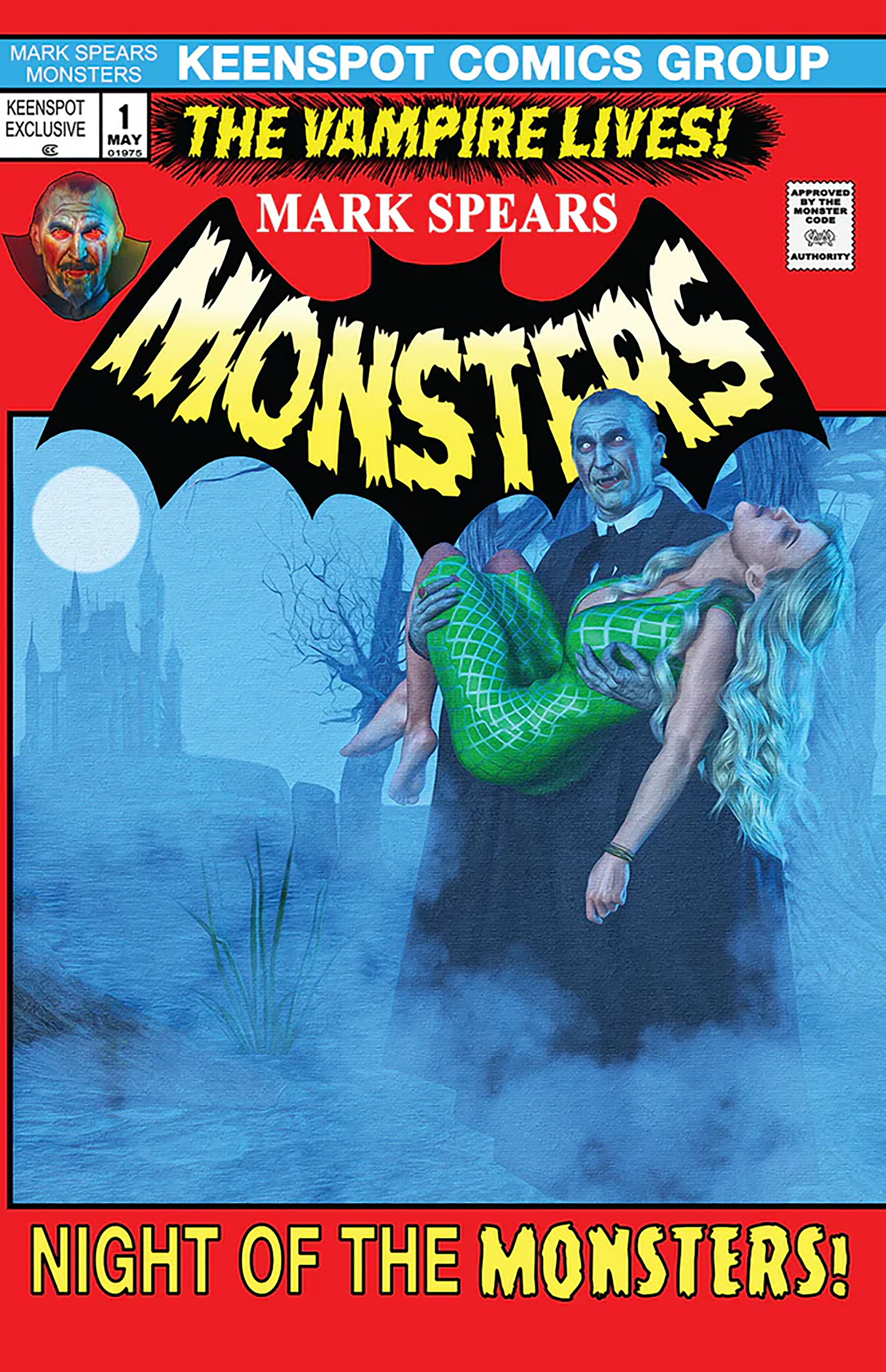 Mark Spears Monsters #1 - 5th Print - Keenspot Exclusive Cover C
