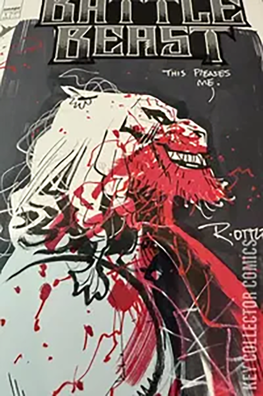 Invincible Universe Battle Beast #1 - 1:2000 Ryan Ottley Sketch Variant