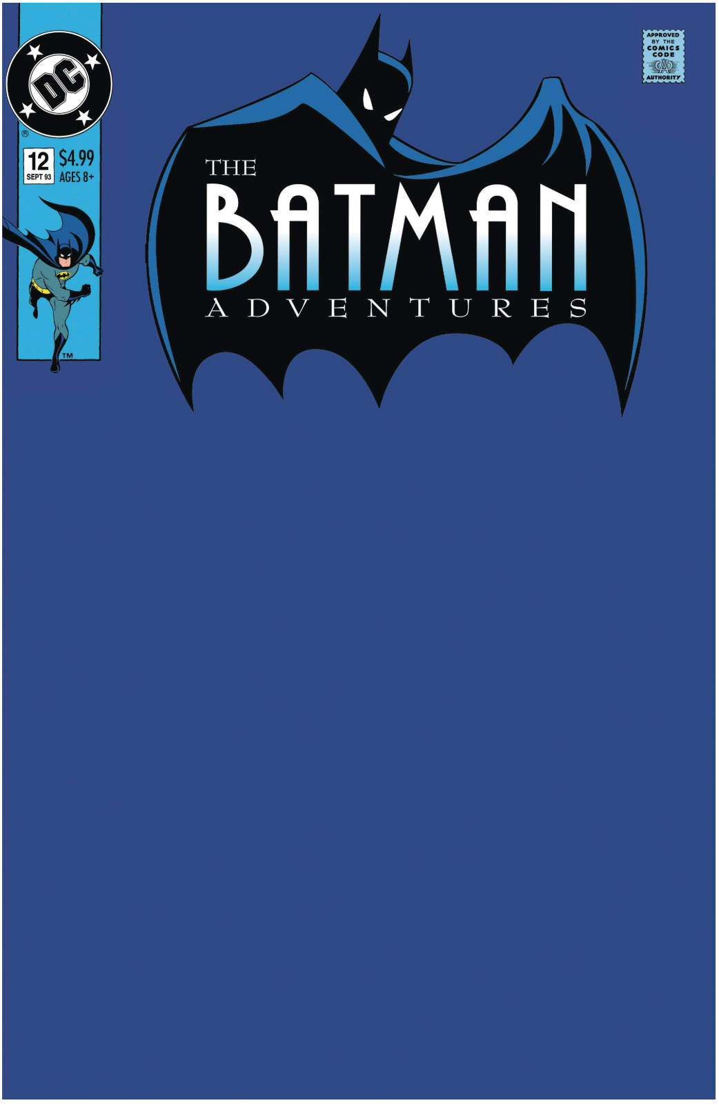 BATMAN ADVENTURES #12 FACSIMILE EDITION CVR D BLANK VAR  (03/12/2025)