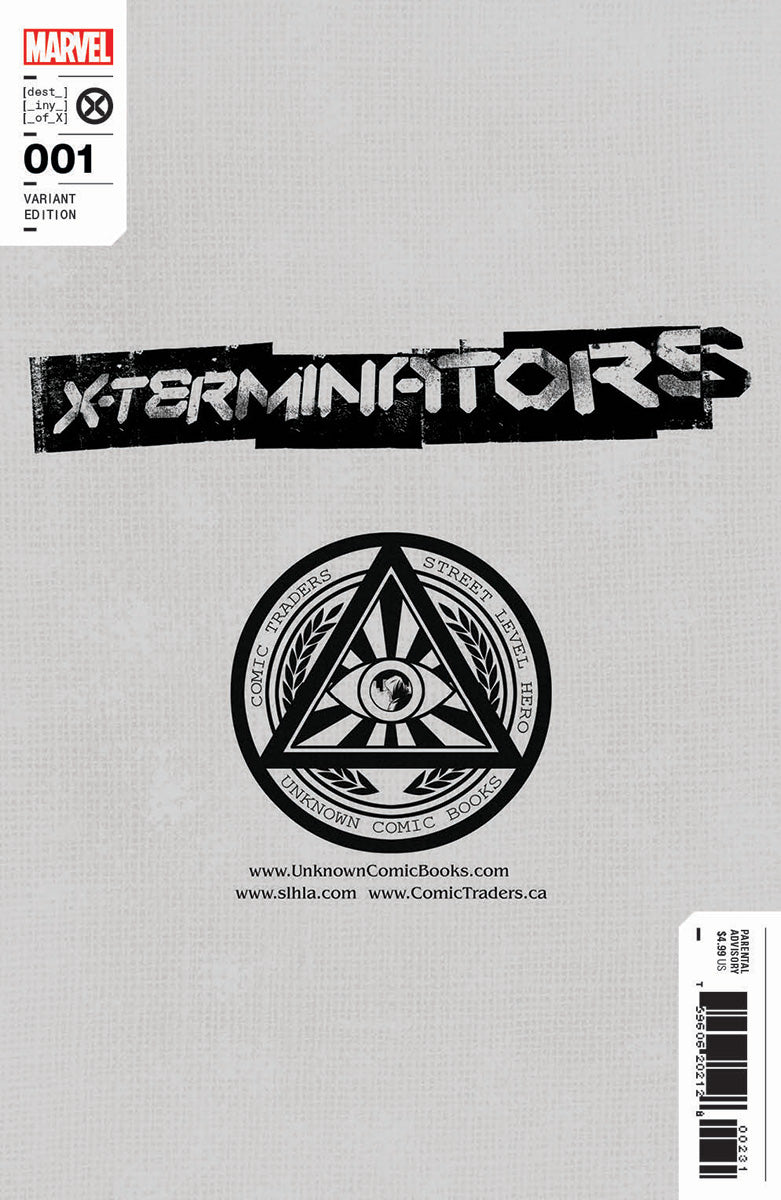 [Signed by David Nakayama] X-TERMINATORS #1 VIRGIN UNKNOWN COMICS DAVID NAKAYAMA EXCLUSIVE VAR