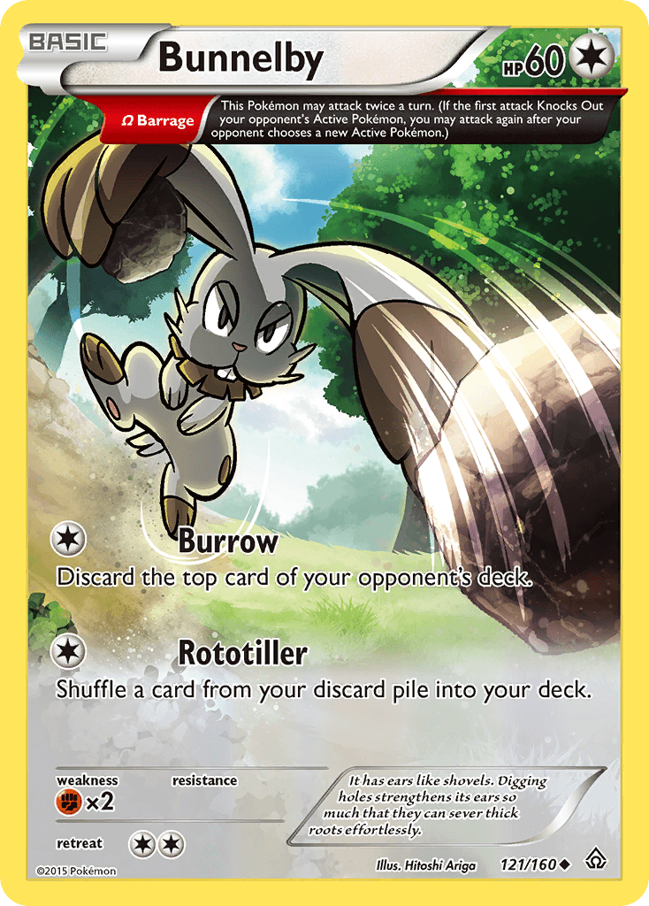 Bunnelby (121/160) [XY: Primal Clash]