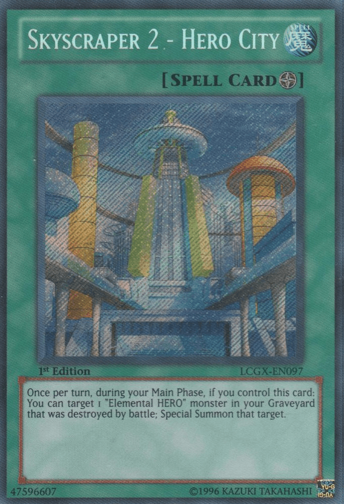 Skyscraper 2 - Hero City [LCGX-EN097] Secret Rare