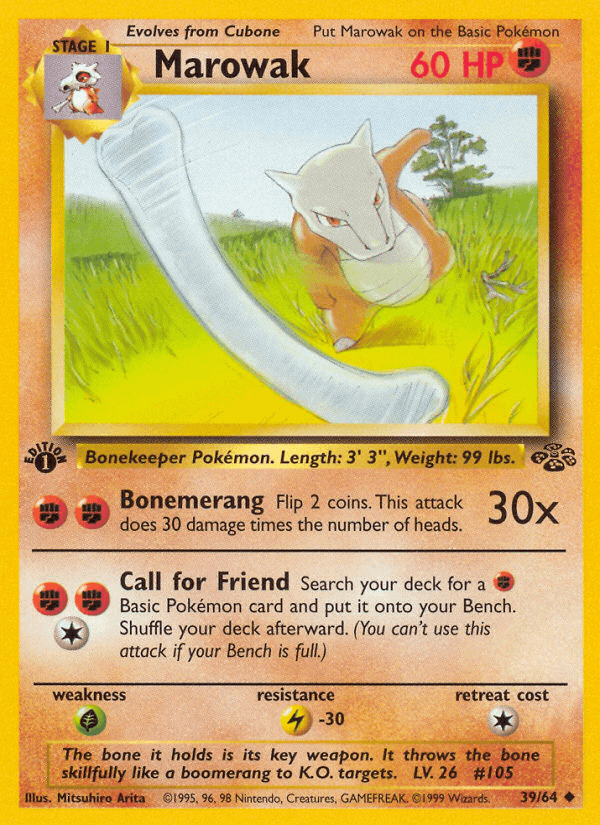 Marowak (39/64) [Jungle 1st Edition]