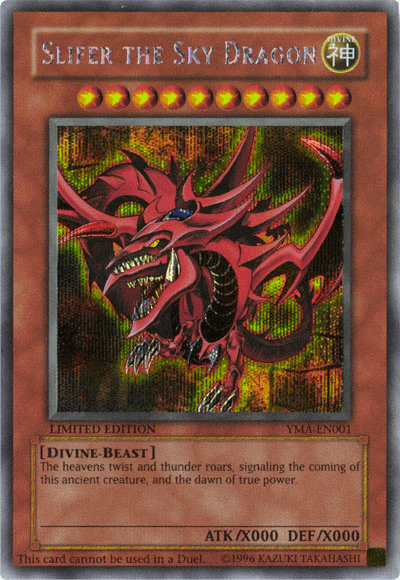 Slifer the Sky Dragon [YMA-EN001] Secret Rare