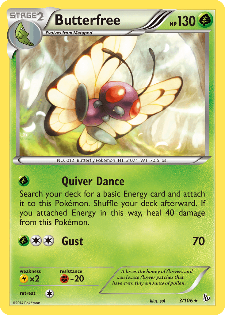 Butterfree (3/106) [XY: Flashfire]