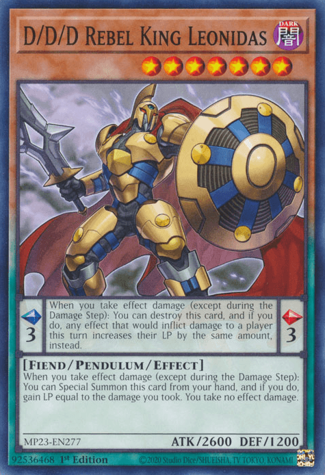 D/D/D Rebel King Leonidas [MP23-EN277] Common