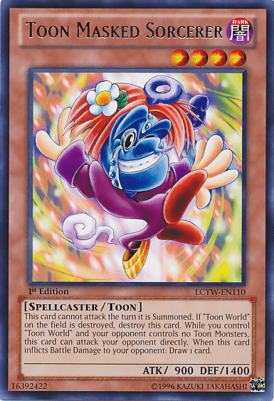 Toon Masked Sorcerer [LCYW-EN110] Rare