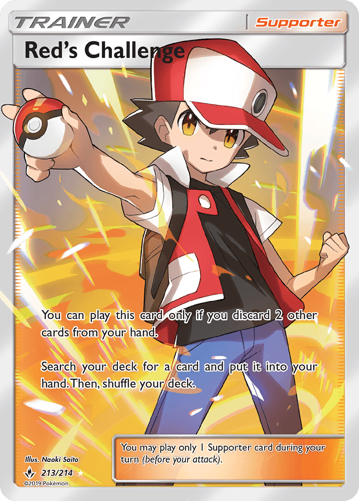 Red's Challenge (213/214) [Sun & Moon: Unbroken Bonds]