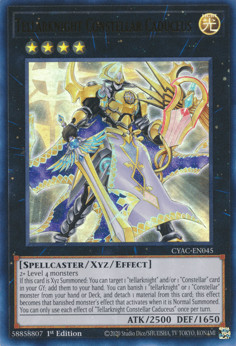 Tellarknight Constellar Caduceus [CYAC-EN045] Ultra Rare