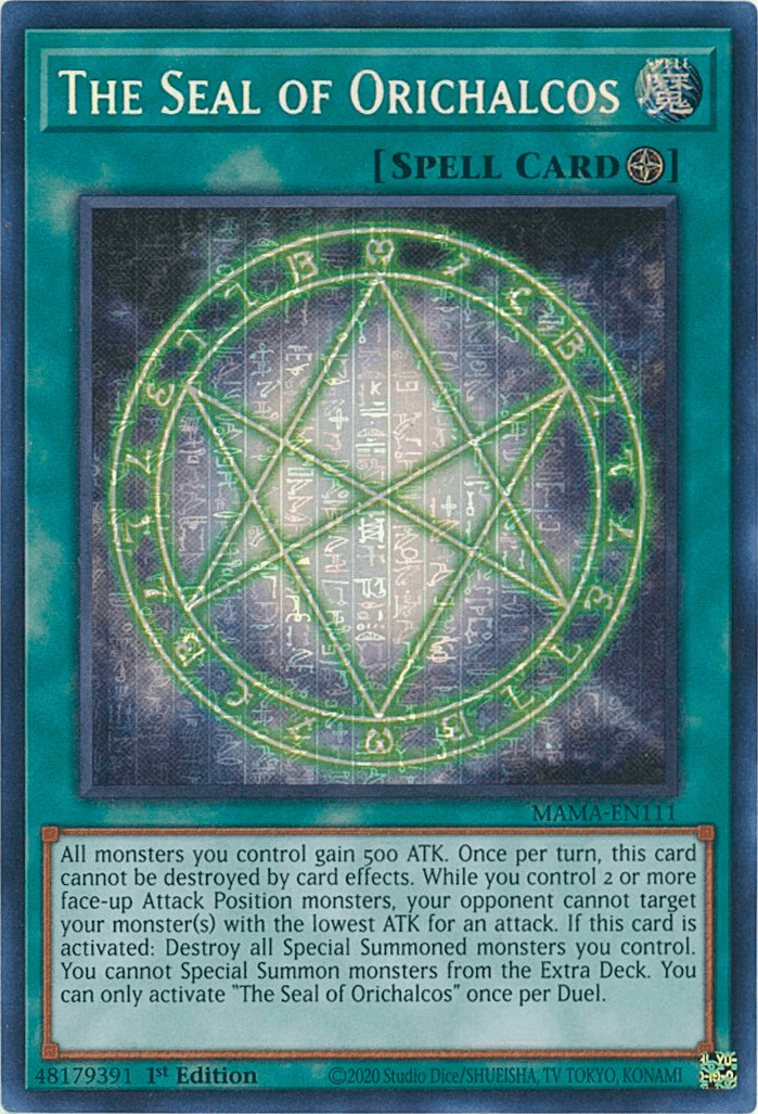 The Seal of Orichalcos [MAMA-EN111] Ultra Pharaoh's Rare