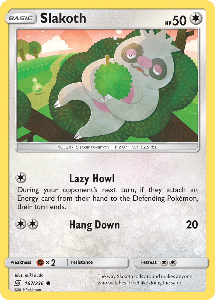 Slakoth (167/236) [Sun & Moon: Unified Minds]