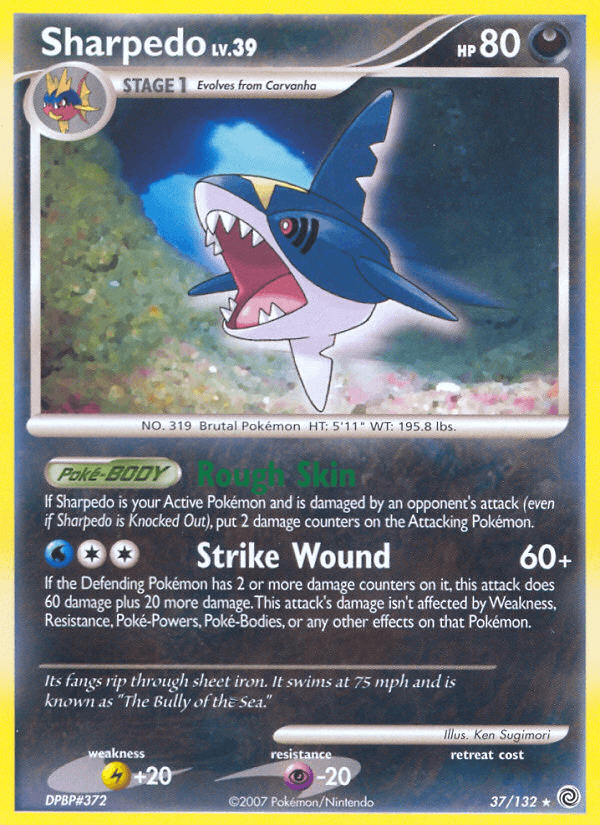 Sharpedo (37/132) [Diamond & Pearl: Secret Wonders]