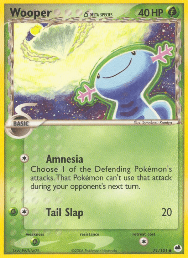 Wooper (71/101) (Delta Species) [EX: Dragon Frontiers]