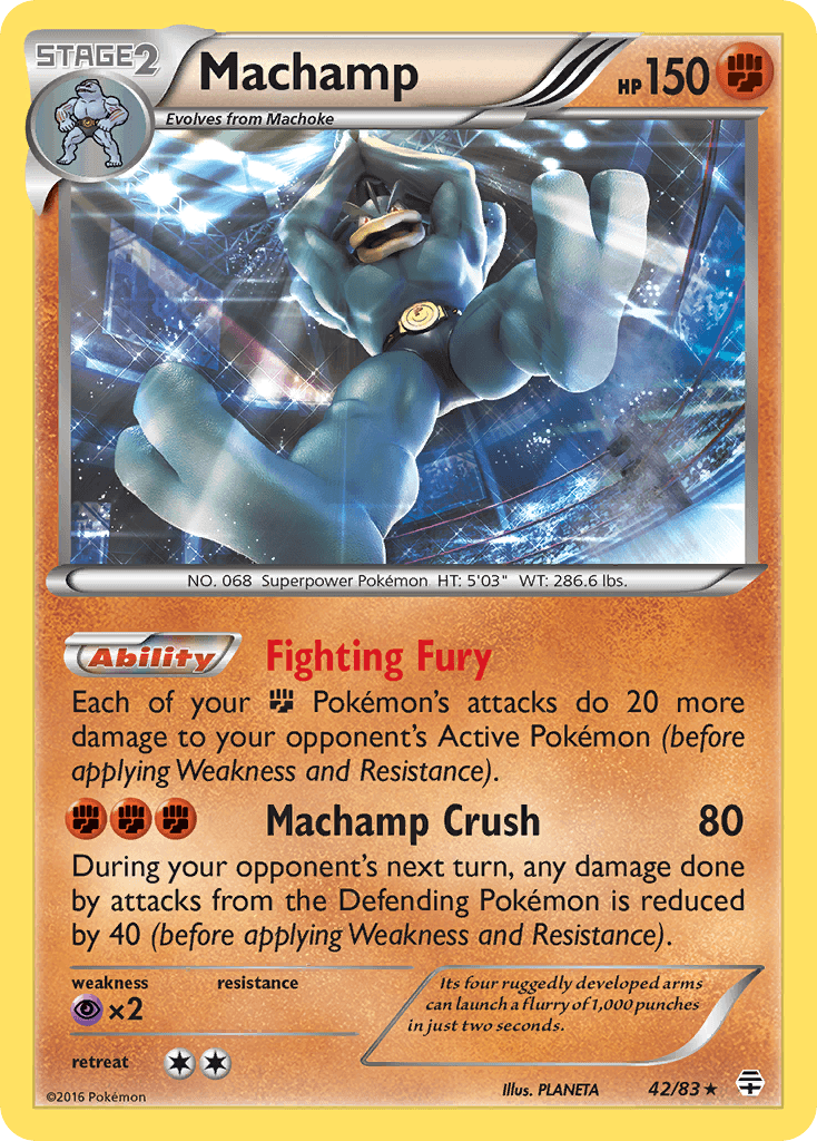 Machamp (42/83) [XY: Generations]