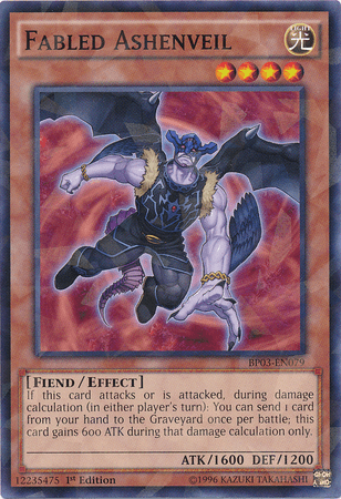 Fabled Ashenveil [BP03-EN079] Shatterfoil Rare