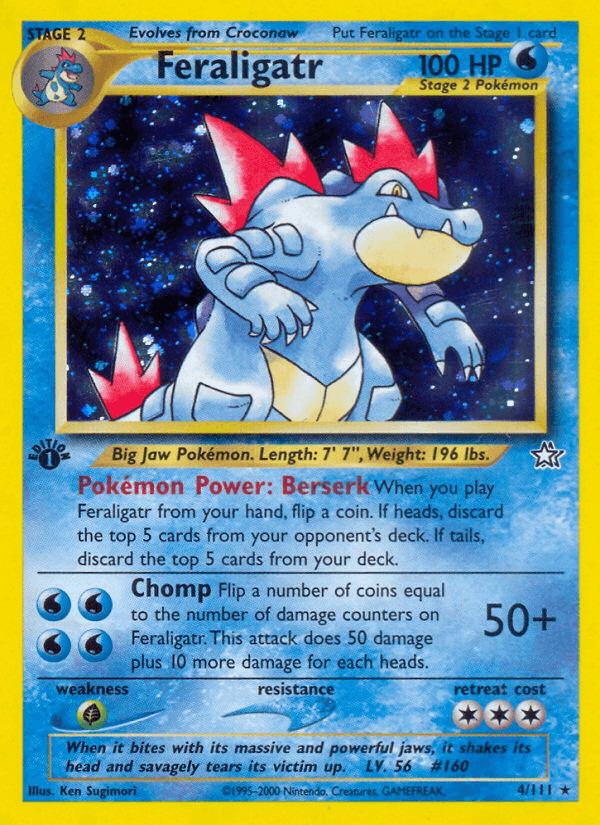 Feraligatr (4/111) [Neo Genesis 1st Edition]