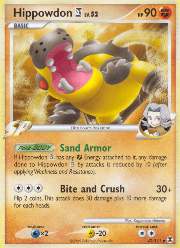 Hippowdon (42/111) [Platinum: Rising Rivals]