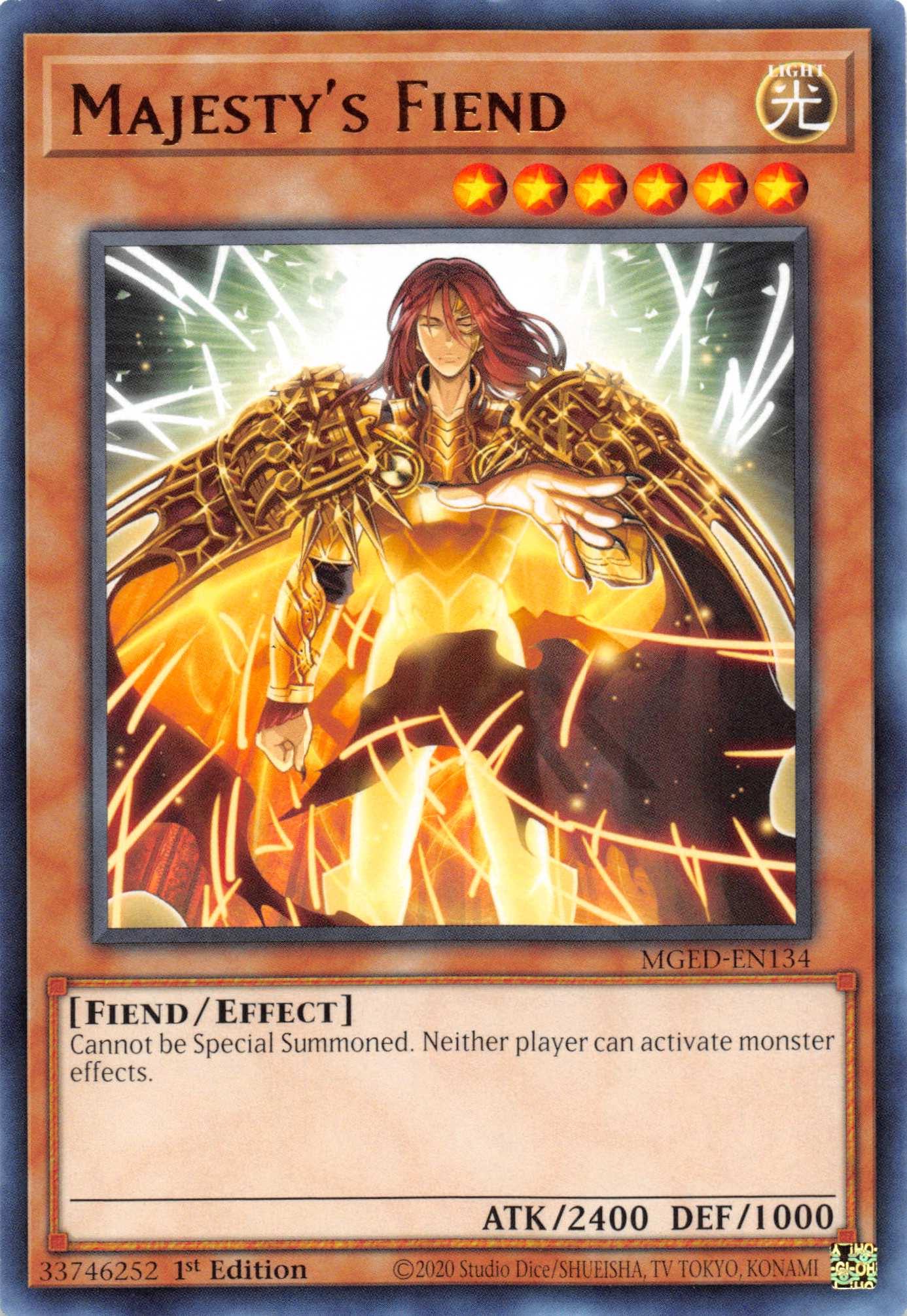 Majesty's Fiend [MGED-EN134] Rare