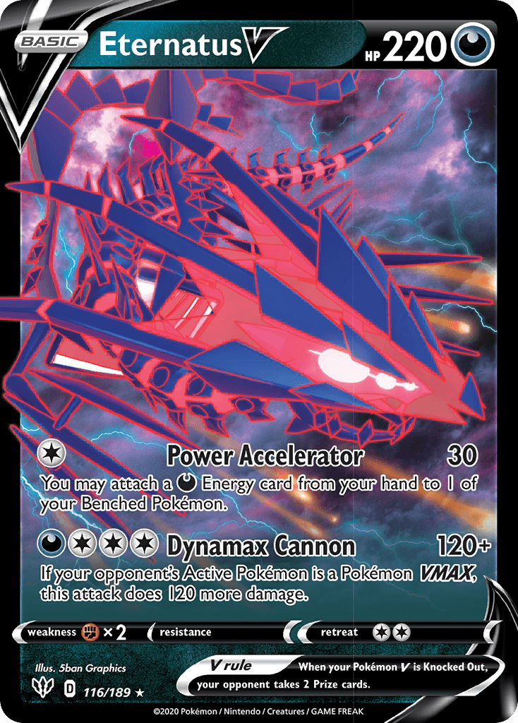 Eternatus V (116/189) [Sword & Shield: Darkness Ablaze]