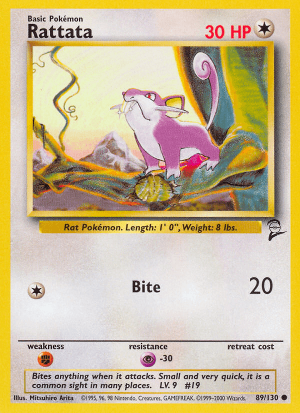 Rattata (89/130) [Base Set 2]