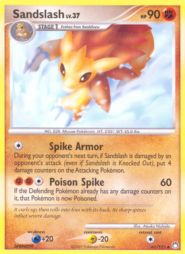 Sandslash (61/123) [Diamond & Pearl: Mysterious Treasures]