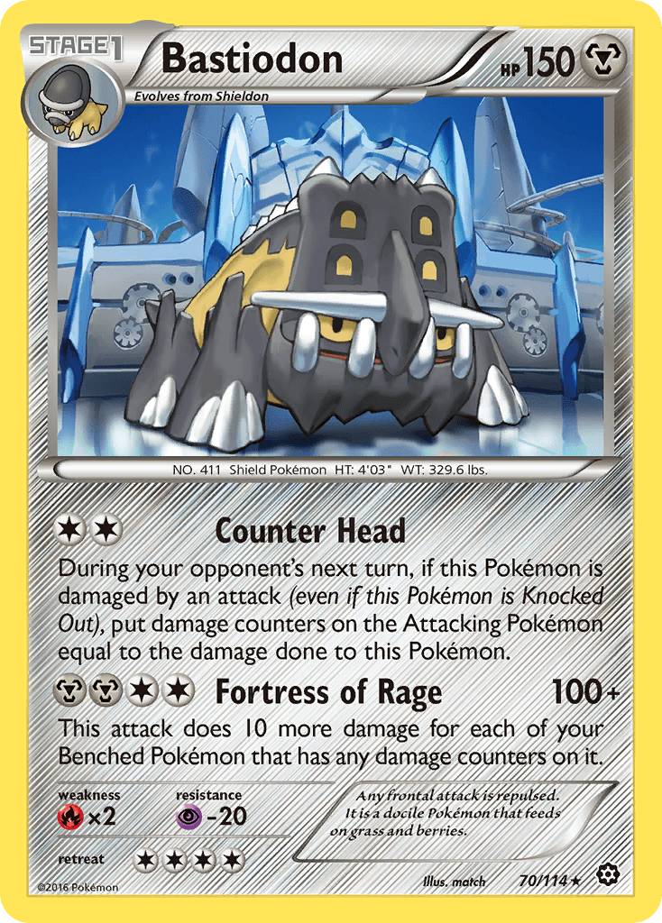 Bastiodon (70/114) [XY: Steam Siege]