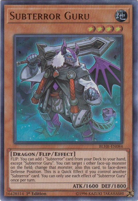 Subterror Guru [BLHR-EN084] Ultra Rare