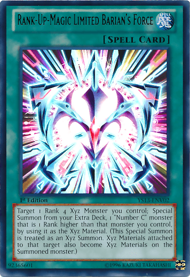 Rank-Up-Magic Limited Barian's Force [YS13-ENV02] Ultra Rare