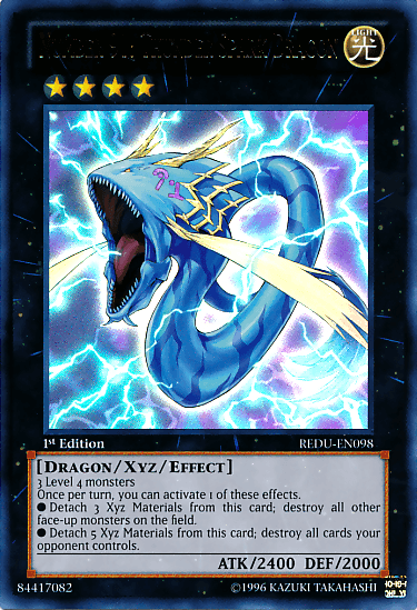 Number 91: Thunder Spark Dragon [REDU-EN098] Ultra Rare