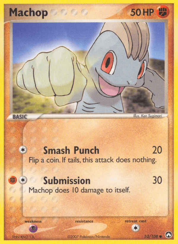 Machop (53/108) [EX: Power Keepers]