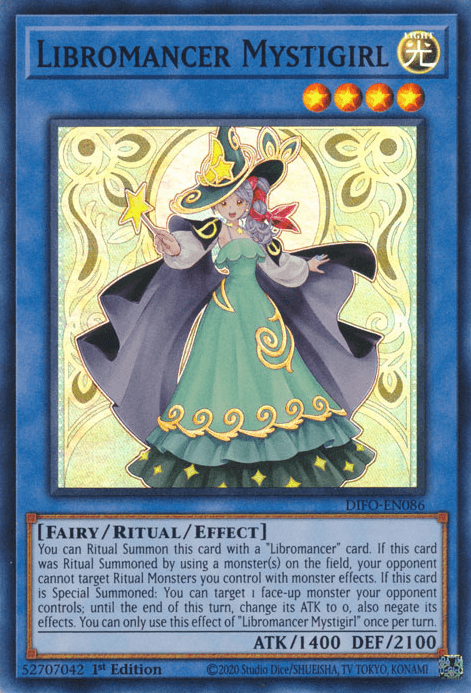Libromancer Mystigirl [DIFO-EN086] Super Rare
