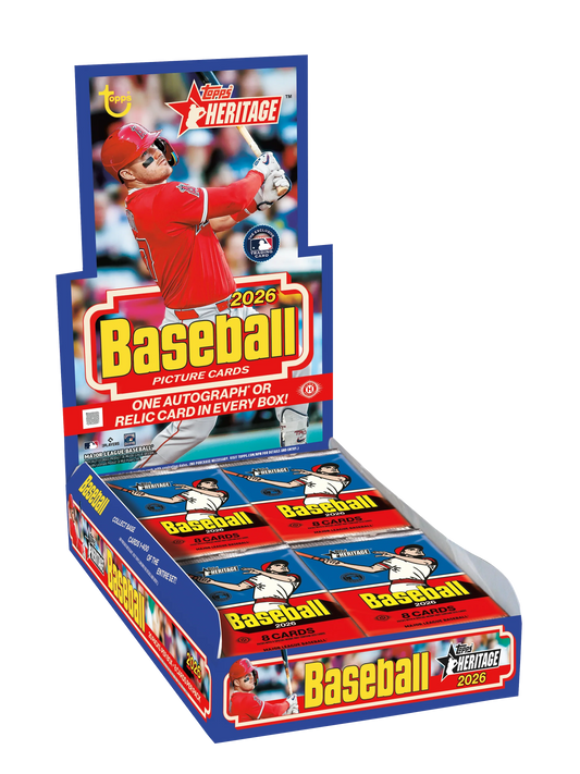 2026 Topps Heritage Baseball - Hobby Box