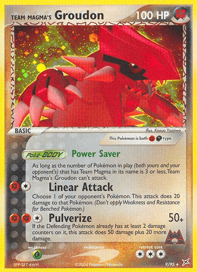 Team Magma's Groudon (9/95) [EX: Team Magma vs Team Aqua]