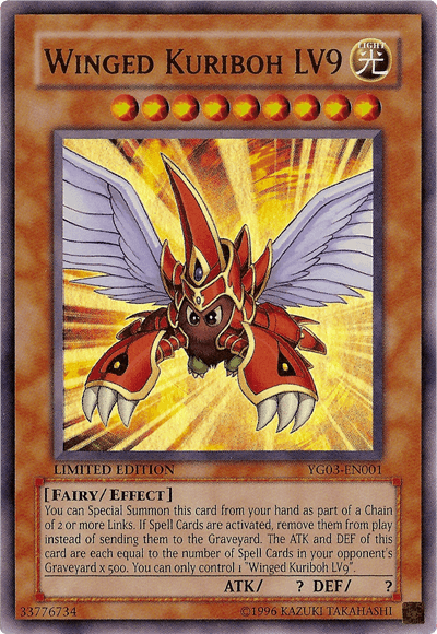 Winged Kuriboh LV9 [YG03-EN001] Ultra Rare