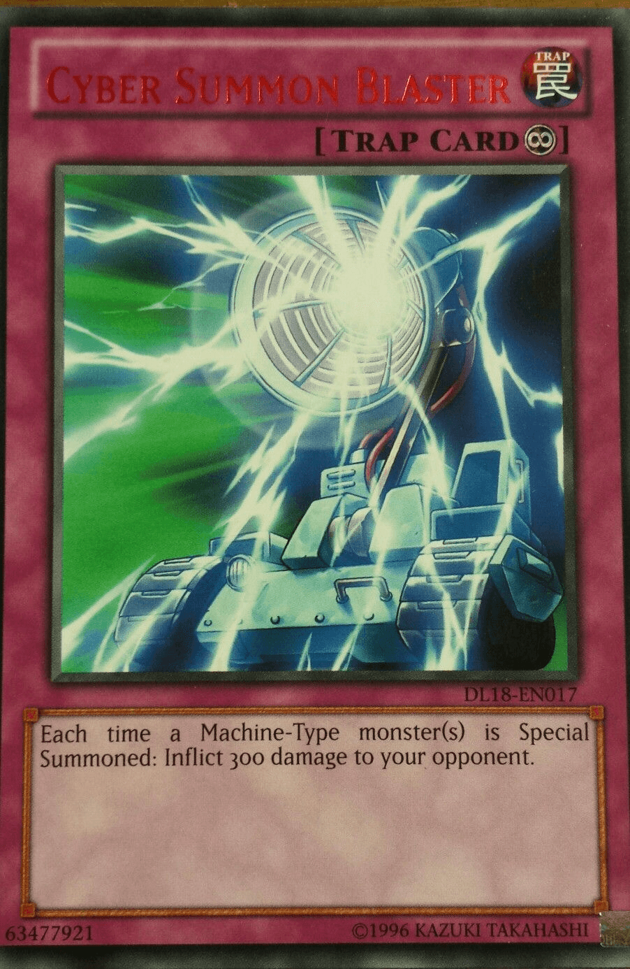 Cyber Summon Blaster (Red) [DL18-EN017] Rare
