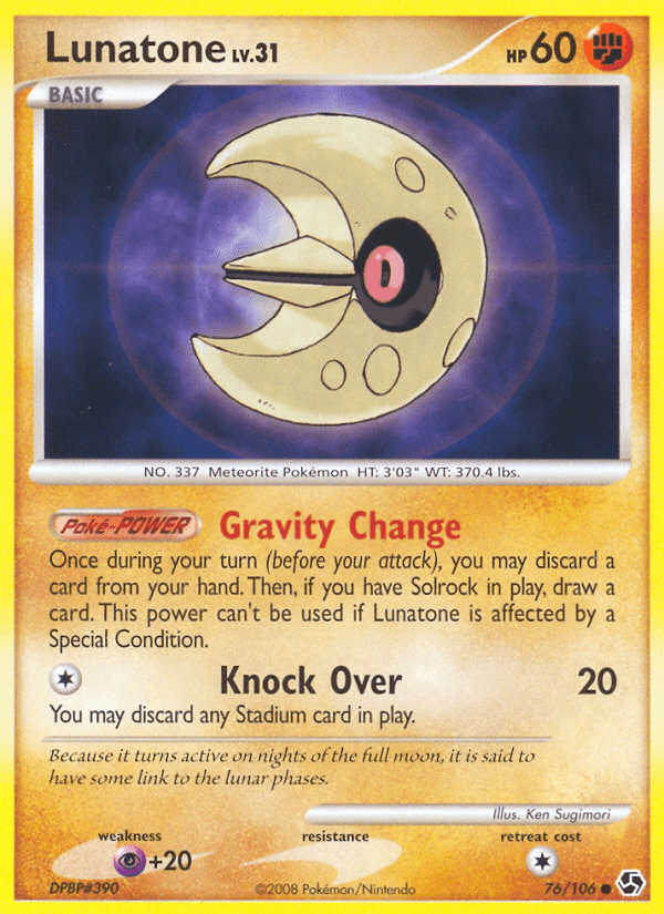 Lunatone (76/106) [Diamond & Pearl: Great Encounters]